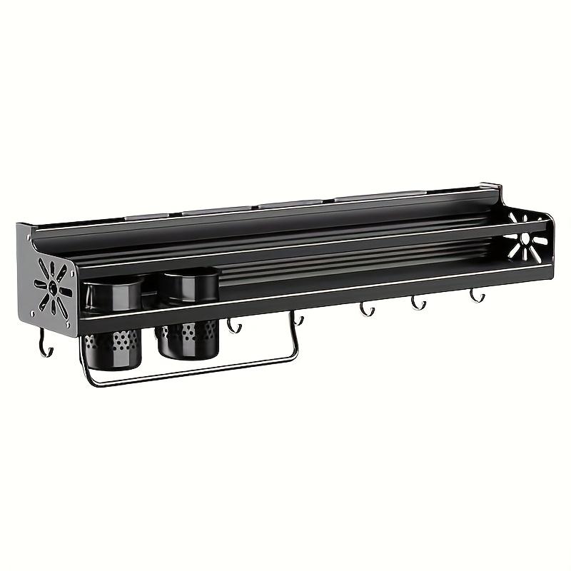 Wall Mount Note Rack Wall Mounted Cutlery Rack And Camping Kitchen Rack With Spice Rack ...